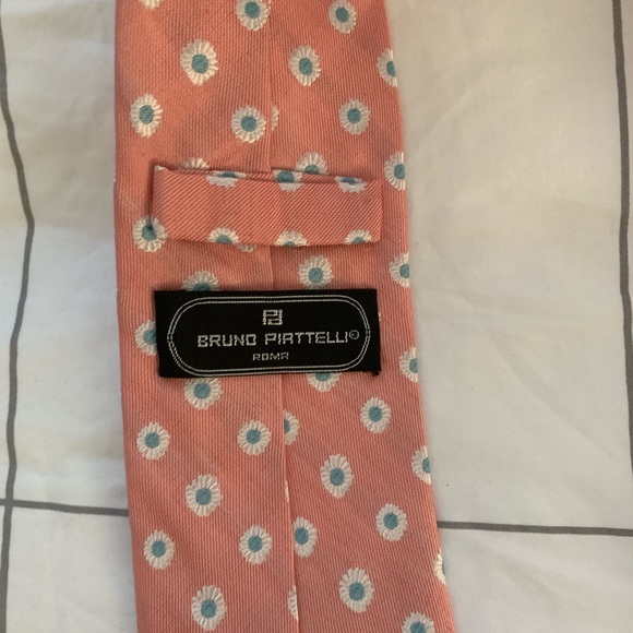 Bruno Pirttelli Tie, Flower Print - Picture 3 of 3